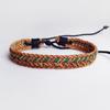 Veleta de Tendencia de Moda para Hombres y Mujeres Pulsera Tejida de Pareja Pulsera de Estilo Punk No Convencional Pulsera Hecha a Mano