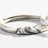 Anillo de Pareja Shan Meng Hai Vow para Mujer Anillo de Par de Plata Esterlina Moda Personalidad Conmemorativo Día de San Valentín Regalo para Novia