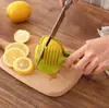 Pinza Fijadora de Limón, Herramienta para Cortar Rodajas de Limón, Cortador de Tomate y Limón, Separador de Rodajas de Limón, Herramienta para Cortar Limón
