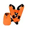 Bastidor trasero para cortacésped de mochila, correa de hombro doble, para colgar lateralmente, duradera, ensanchada y gruesa, accesorios universales