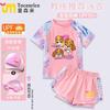 Traje de baño infantil Equipo de Perros Estampado de Dibujos Animados Traje de baño para Niñas 2025 Nuevo Separados Shorts para Niños Grandes Traje de baño de Secado Rápido