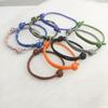 Pulsera de Cuerda de Nylon Colorida para Hacer Joyería, Cuerda para Hombres y Mujeres, Pulsera Trenzada Ajustable para Parejas, Joyería al por Mayor