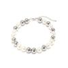 Collar de Bolas de Perlas Imitación Multicapa con Diseño Personalizado Cadena de Clavícula con Cuentas Estilo Retro Europeo y Americano para Mujer