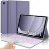Adecuado para Samsung A9Plus Teclado Bluetooth Retroiluminado Sensible al Tacto S6Lite Tableta Funda Protectora A8 Ranura para Lápiz Funda de Cuero