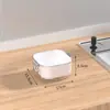 Cesta de plástico de três camadas para lavar vegetais, escorredor, cesta para lavar arroz, bacia para lavar vegetais, cesta de cozinha doméstica para lavar frutas