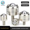 QDE63 aço universal bola parafuso giratório bull eye wheel VCN334 descarga de lixo BCS rolo de esferas de aço