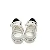 Zapatos Blancos de Lunares con Lazo Estilo Coreano para Mujer 2026 Otoño Nueva Llegada Diseño de Nicho Estudiante Versátiles Casuales Zapatos de Tabla