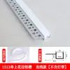 Placa de Yeso con Canaleta de Luz de Arco Pre-empotrada Línea de Luz Curva Techo de Sala de Estar Luz Lineal Luz LED con Canaleta de Aluminio de Arco