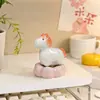 "El Éxito Está al Alcance de tus Dedos" Figura de Caballo Giratorio de Cerámica con Esmalte de Cristal de Jingdezhen, Mascota del Año del Caballo, Regalo de Año Nuevo