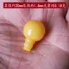 Cera de abejas color aceite de pollo imitación calcedonia amarilla tee Buda cabeza pagoda cuentas de bricolaje pulsera estrella luna Bodhi accesorios