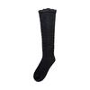 Calcetines Retro de Tubo Alto Grises Holgados para Mujer de Otoño e Invierno, Calcetines Cálidos de Lana Tejida para Pantorrilla, Venta al por Mayor de Lana