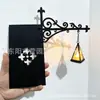 Estantería de Libros para Productos Nuevos Transfronterizos Luz de Linterna Iluminación de Estantería de Biblioteca Linterna Artesanías de Hierro