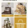Escalón Plegable de Bambú para Uso Doméstico, Escalón Multifuncional, Reposapiés Infantil, Taburete para Cambiarse los Zapatos