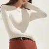 Processamento Personalizado Camiseta Básica Bohang Modal Lã de Ovelha Gola Redonda, Tricô Quente e Leve de Manga Longa