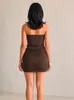K26D600-2026 Vestido Maillard de Moda Femenina para Comercio Exterior Transfronterizo de Verano, Sin Mangas con Tirantes, Soporta Envío Directo
