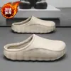 Pantuflas de Algodón Transfronterizas para Hombre Uso en Casa de Invierno Con Felpa Gruesa Cálida EVA Antideslizante Impermeable Suela Suave Par de Zapatos de Algodón tipo Birkenstock