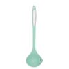 Nova folha de aço silicone utensílios de cozinha grau alimentício silicone espátula cozinha doméstica antiaderente cozinhar espátula óleo filtro colher de sopa