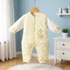 Mono de Invierno para Bebé 120g Algodón Acolchado Dibujos Animados 3D Pelele para Bebé Traje para Gatear 73-90 #