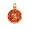 Zhongxing nuevo nacional chapado en cobre oro antiguo candado Ruyi auspicioso Ruyi colgante colgante al por mayor