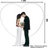 Arco de Globos en Forma de Corazón Soporte de Corazón de Hierro Accesorios de Boda Decoración de Boda Decoración de Fiesta de Cumpleaños Día de San Valentín