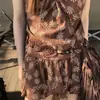Fita, Contas de Madeira, Flores de Chiffon, Corrente de Cintura, Estilo Retrô, Sensação de Alto Padrão, Fashion, Luxo Leve, Acessórios Versáteis Atacado para Mulheres