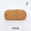 Xuefeier Bola de Lã de Algodão Leite de 5 Fios Não Forma Bolinhas Fio de Algodão Penteado de Cinco Fios Tricotado à Mão para Bebê DIY Boneca Fofa