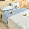 Conjunto de Capa de Cama de Algodão Lavado Modelo Novo 2026, Conjunto de Três Peças Acolchoado Tatami de Grau A para Maternidade e Bebê, Adequado para Todas as Estações