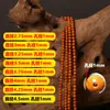Cuentas Redondas Pequeñas de Hueso de Oliva Natural para Pulseras Hechas a Mano de Bricolaje, Cuentas de Oración Budista y Accesorios Decorativos; Cuentas Sueltas de Hueso de Oliva al por Mayor