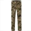 Calças de pássaro à prova de frio Soft Shell Rush Calças masculinas de montanhismo impermeável à prova de vento engrossado ao ar livre quente calças de lã