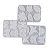 Molde de silicona para horquilla de cristal epoxi, para hacer tú mismo, con forma de espejo, flor, lazo, pendientes, hojas y colgantes.
