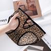 Nuevas Bragas Sexy con Estampado de Leopardo para Mujer 2026, de Cintura Baja, Sin Costuras, de Seda de Hielo, Caladas, Sexy y Seductoras para Mujer