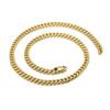 Aproveite os Novos Acessórios de Moda: Pulseira e Colar Cubano Masculino de Aço Titânio Dupla Face Galvanizado Estilo Europeu e Americano