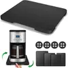 Base Deslizante para Cafetera de Bambú en Stock, Base de Madera Maciza para Electrodomésticos del Hogar, Bandeja de Madera, Base para Electrodomésticos de Cocina