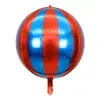 Globos 4D Redondos de 22 pulgadas Impresos con Rayas de Estrella para Fiestas de Cumpleaños, Globos de Decoración para Centros Comerciales KTV en Stock