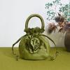 Bolso de mano, monedero pequeño estilo Chanel, bolso de mujer de tela color caramelo, mini bolso de mano para niños, neceser para mujer.