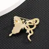 Broche Decorativo de Animal Novo Estilo Chinês Ano do Cobra do Zodíaco Corsage de Temperamento Acessórios de Liga Metálica Venda Direta da Fábrica Atacado
