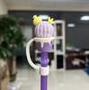 En stock Venta al por mayor barato tapón de pajita de silicona tapa antipolvo para pajita celebridad de internet tapón antipolvo para bebida funda de silicona para pajita