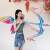 Novo balão de arco e flecha em alta, balão de filme de alumínio, balão esportivo, fotografia de feriado infantil, barraca de mercado noturno, brinquedo de empurrar
