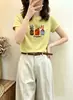 Camiseta de algodón acanalada para mujer, corte ajustado, manga corta, 220 g, de Fábricas Trece de Guangzhou, directo de la fábrica de origen, exclusiva para venta al por mayor de verano
