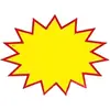 100 adesivos explosivos grossos superdimensionados etiqueta de mercadoria de supermercado etiqueta de preço etiqueta de display etiqueta de preço vestuário