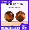 Piedra de Tigre Natural Tao Cuentas Sueltas Facetadas Pulsera de Cuentas Hecha a Mano DIY Pulsera con Cuentas Individuales 6mm Jade Espaciador Accesorios