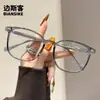 TR30390 óculos novos de alta qualidade estilo coreano com efeito emagrecedor para um visual natural, podem ser equipados com lentes de prescrição e proteção contra luz azul