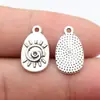 Colgante de Sol en Espiral Plata Antigua 18X10Mm 1.1g Colgante Pequeño Retro Popular Europeo y Americano