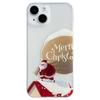 Funda para Teléfono Móvil Santa Claus 15Promax Adecuada para Esquinas Redondeadas Iphone15 Cubierta Protectora Transparente Funda para Teléfono Móvil iPhone 13
