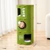 Luxo Leve Multi-camadas Pet Quatro Estações Furo de Broca Integrado Árvore para Gatos Furo Inverno Dupla Camada Arranhador Casa Universal Fechada para Gatos