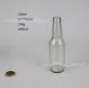 Botella de cerveza transparente nueva al por mayor 300 ml 500 ml botella de cerveza belga resistente a la presión resistente a altas temperaturas botella de refresco