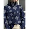 Novedades en la plataforma transfronteriza: Suéteres de cuello alto recomendados para mujer, estampado digital, serie personalizable