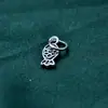 Plata de Ley S925 Sólida Colgante de Estrella de Mar Doble Cara Colgante de Carpa Cuerda Trenzada Trenzada para Manualidades Accesorios de Joyería de Plata Materiales