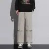 Pantalones casuales para hombre combinan con todo Primavera Juventud pantalones deportivos casuales rectos sueltos suaves cómodos pantalones de pierna ancha para hombre