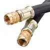 Conector de bomba de aire para coche tubo de extensión de válvula de goma para neumáticos de aspiradora de coche tubo de extensión de aire para bicicleta
